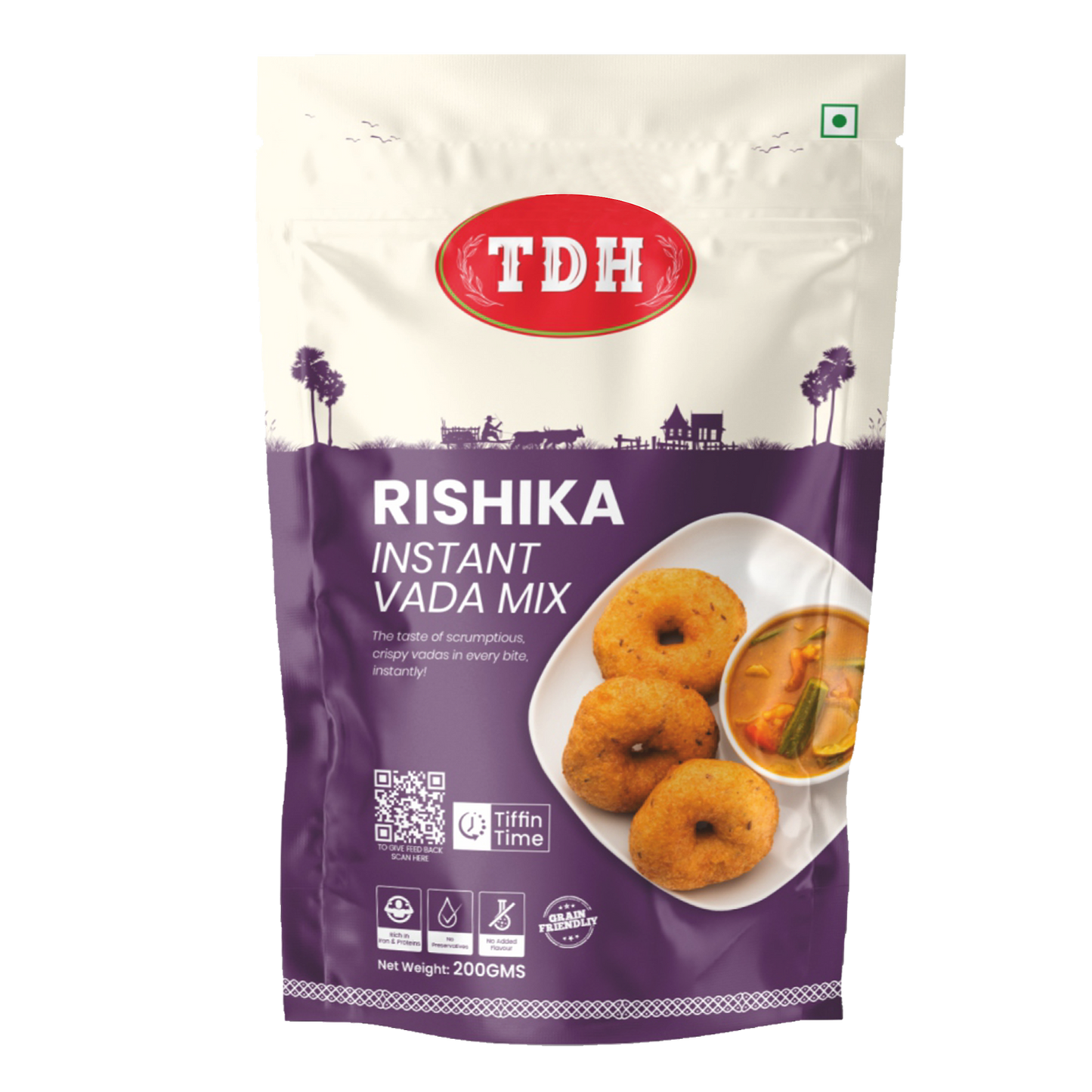 Instant Vada Mix 200gm - Tenali Double Horse Foods Private Limited