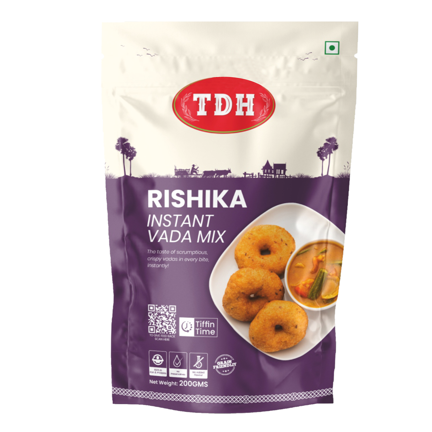 Instant Vada Mix 200gm - Tenali Double Horse Foods Private Limited