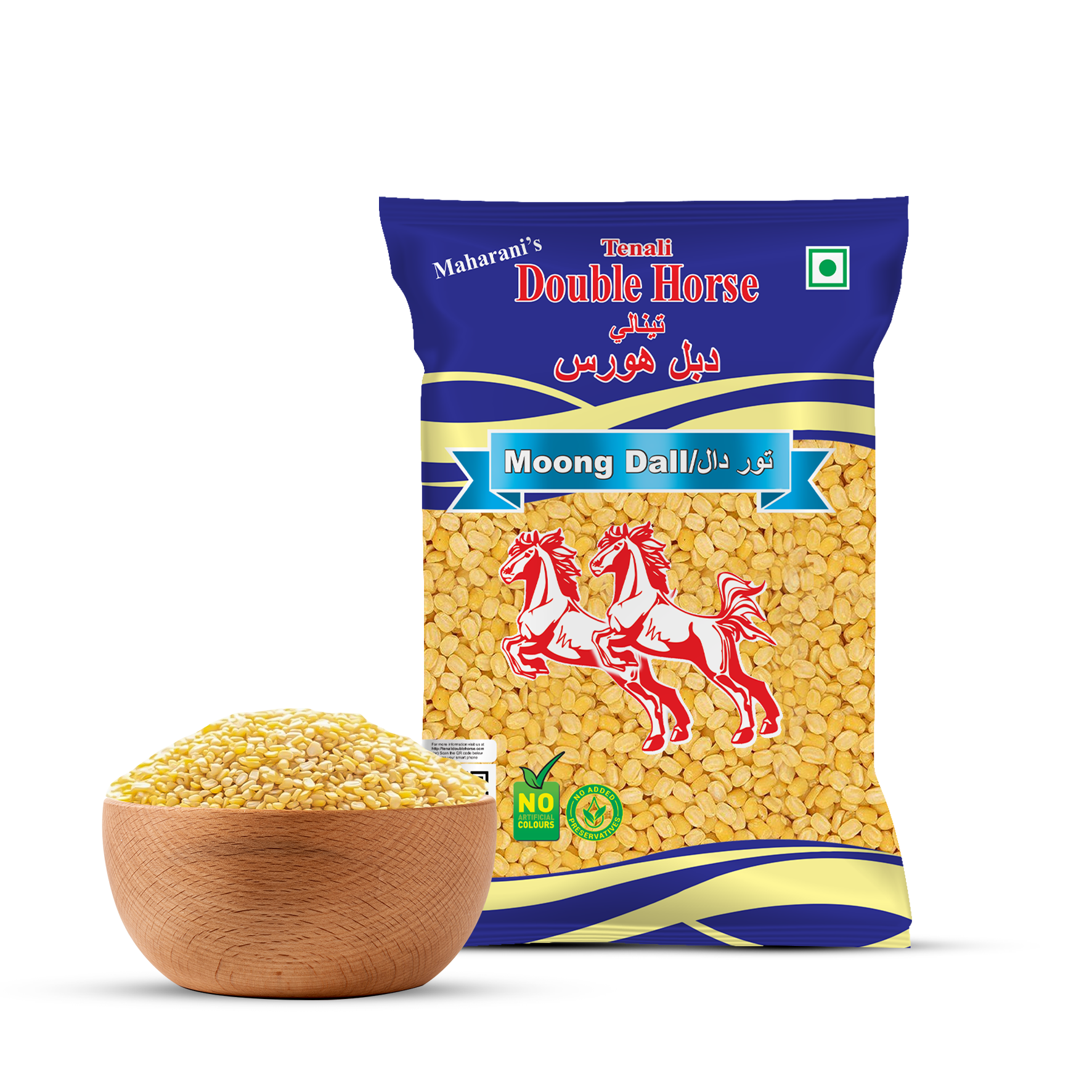 Premium Moong Dall 500g - Tenali Double Horse Foods Private Limited